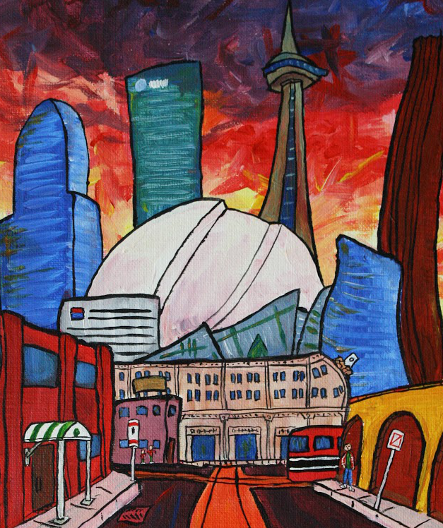 June 2017 buildings with streetcar