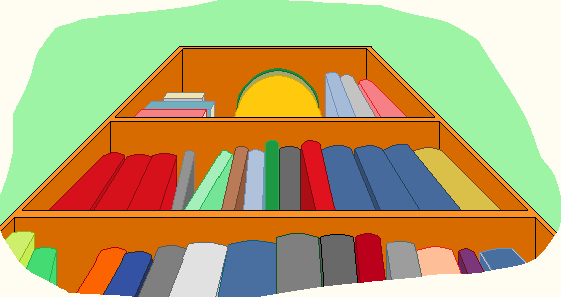 bookcase bookcase with honey jar