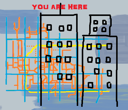 map of subterranean network