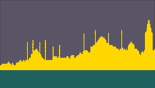 Istanbul silhouette of Istanbul city