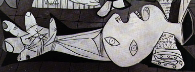 detail from Picasso's painting